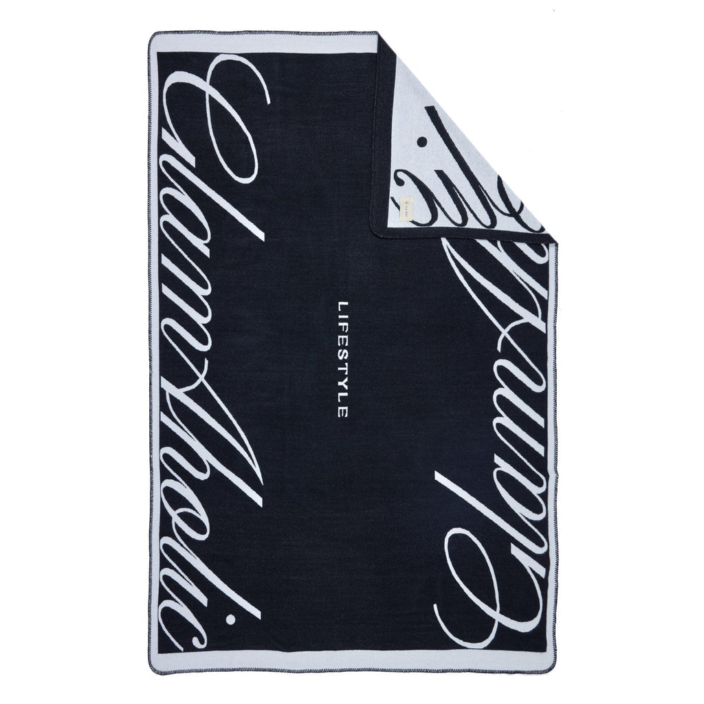 SIGNATURE LUXE THROW BLANKET - BLACK