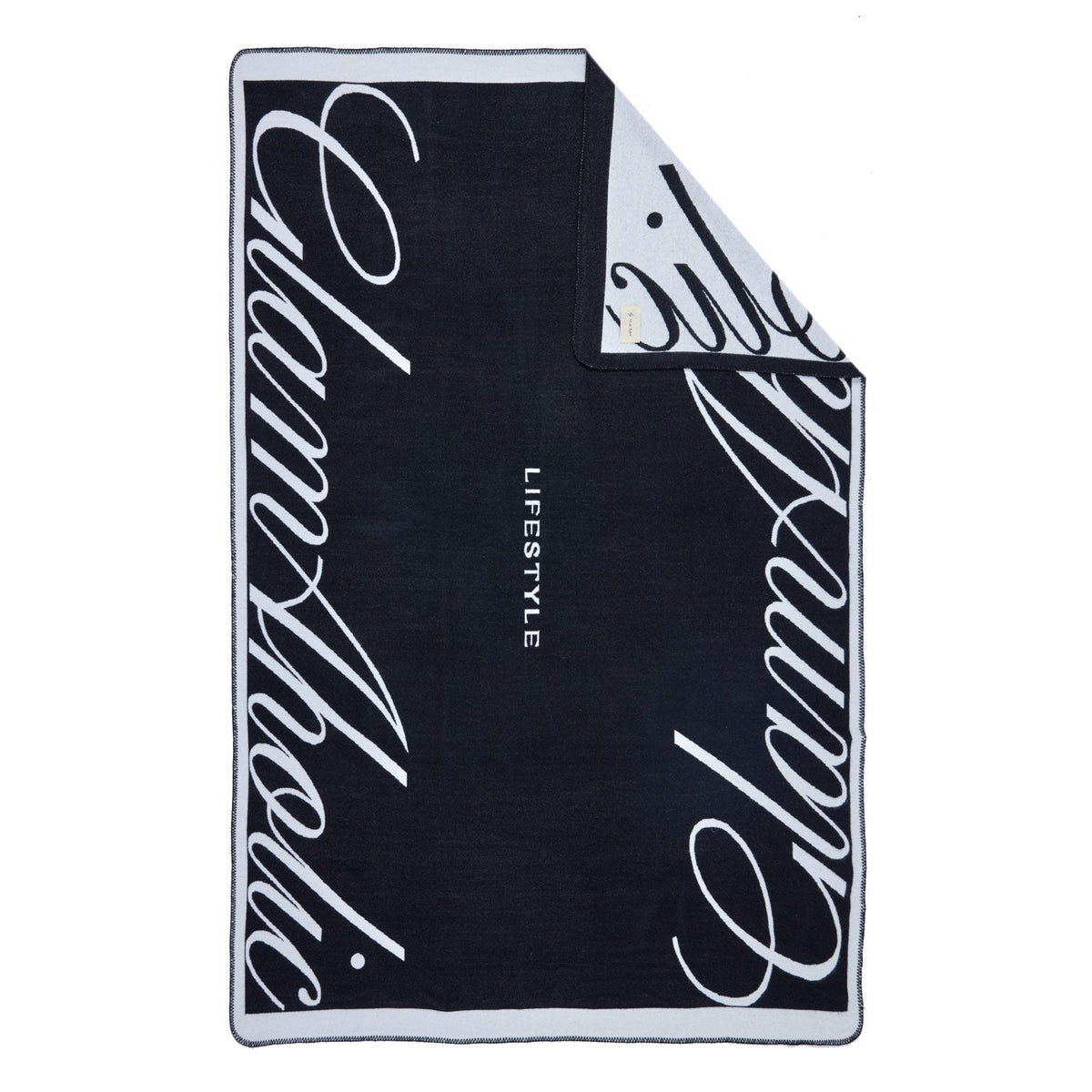 SIGNATURE LUXE THROW BLANKET - BLACK