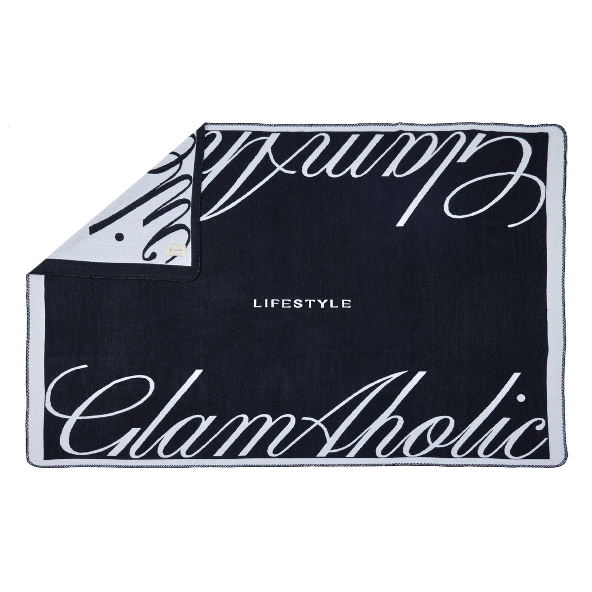 SIGNATURE LUXE THROW BLANKET - BLACK