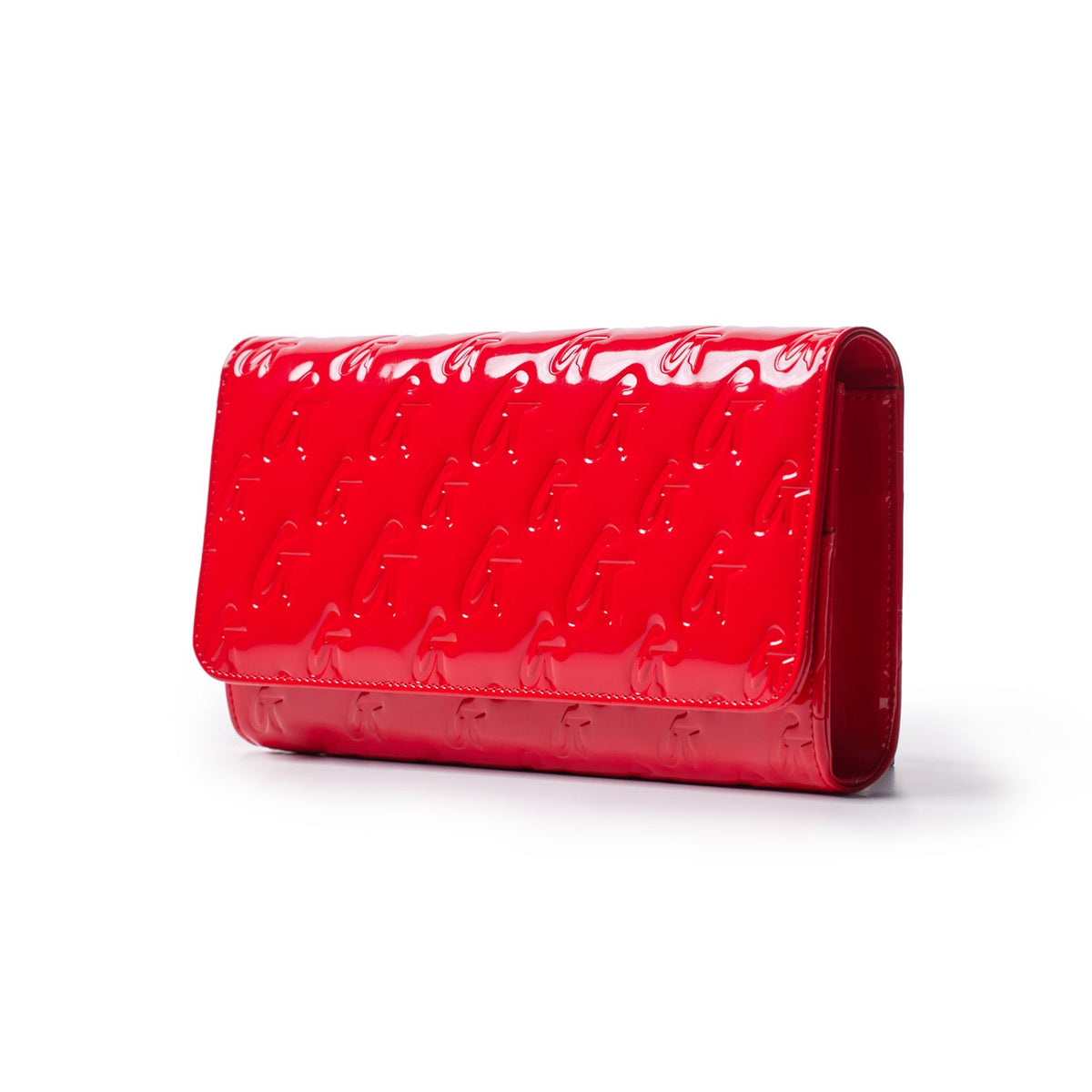 MONOGRAM TRAVEL WALLET - MIRROR RED