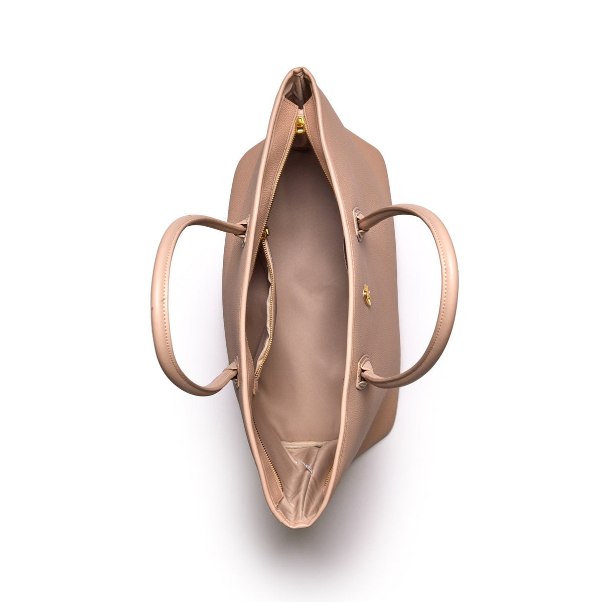 PEBBLE TOTE BAG - NUDE