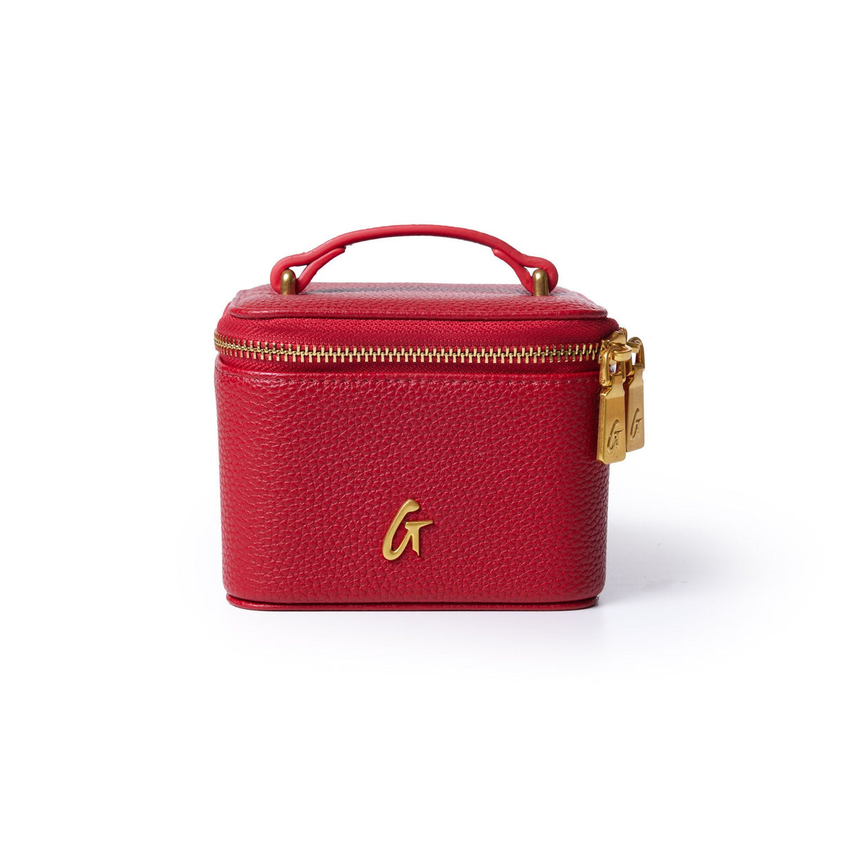 PEBBLE JEWELRY CASE - RED