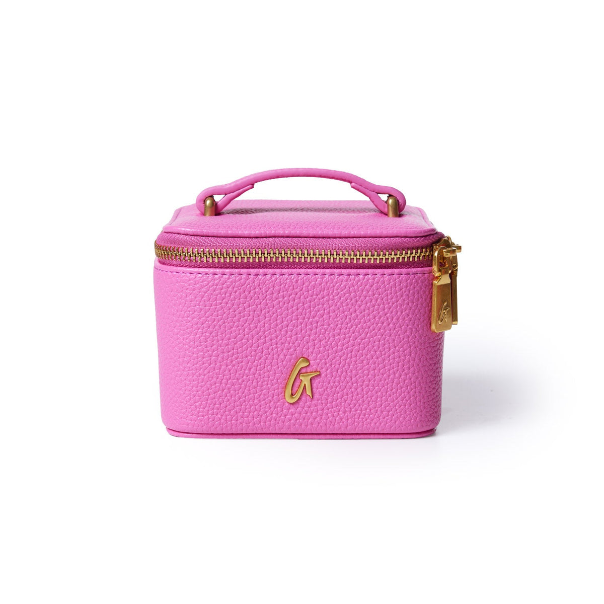 PEBBLE JEWELRY CASE - HOT PINK