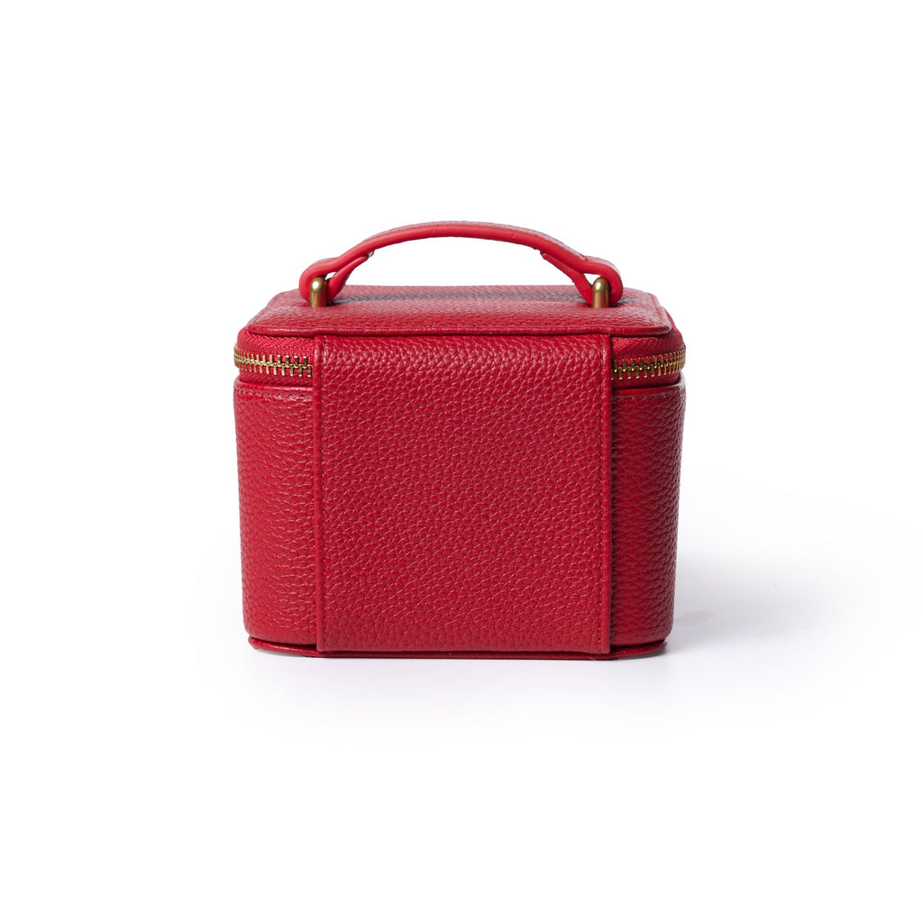 PEBBLE JEWELRY CASE - RED