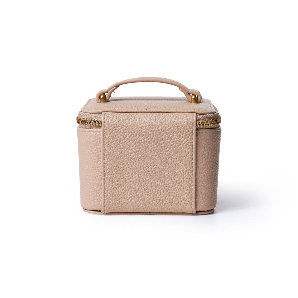 PEBBLE JEWELRY CASE - NUDE
