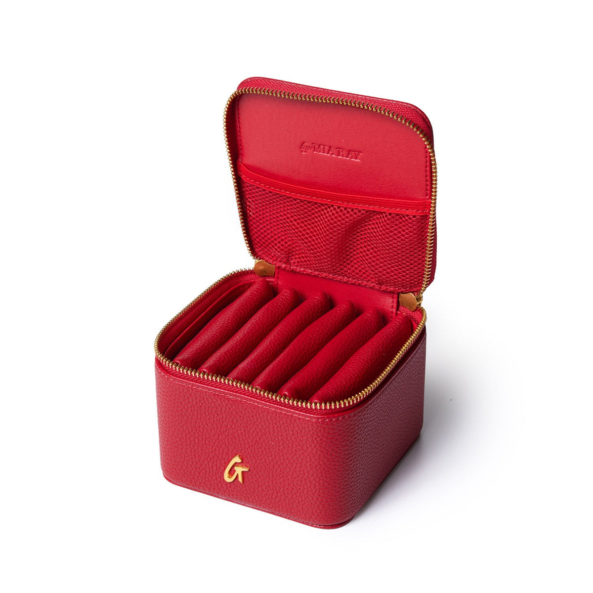 PEBBLE JEWELRY CASE - RED