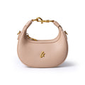 NANO PEBBLE HOBO BAG - NUDE