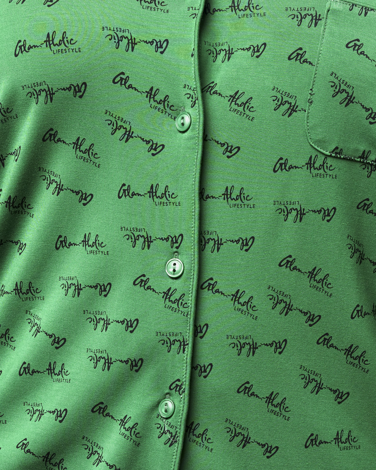SIGNATURE PAJAMAS STANDARD - GREEN