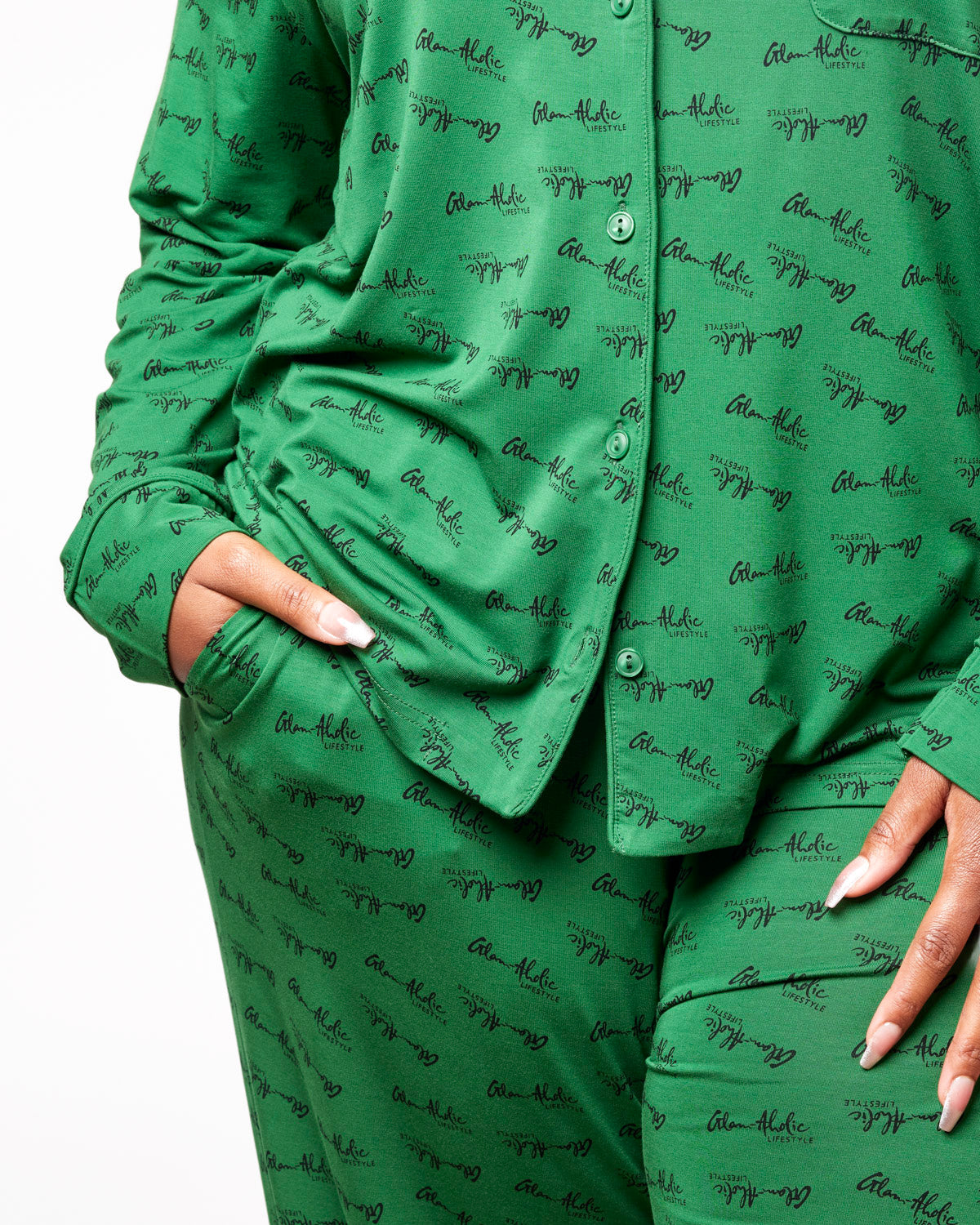 SIGNATURE PAJAMAS STANDARD - GREEN