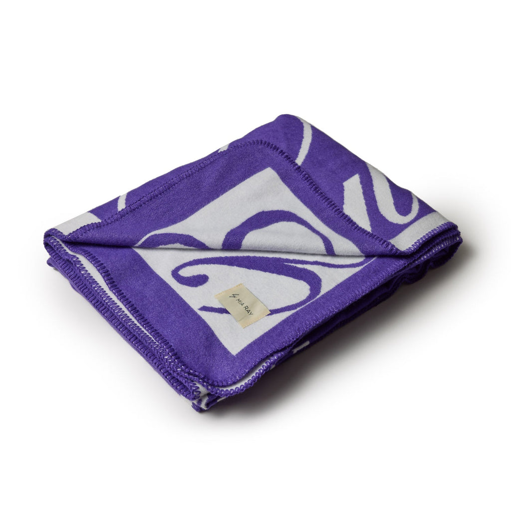 SIGNATURE LUXE THROW BLANKET - PURPLE