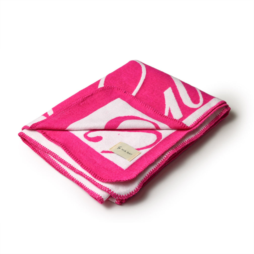SIGNATURE LUXE THROW BLANKET - HOT PINK