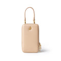 PEBBLE PHONE CROSSBODY - NUDE