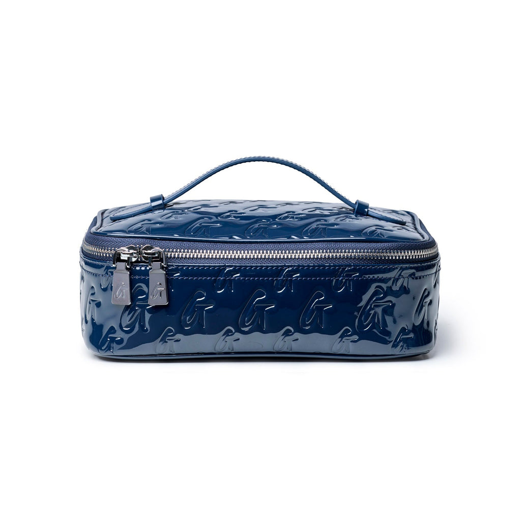 MONOGRAM TOILETRY SET - MIRROR NAVY