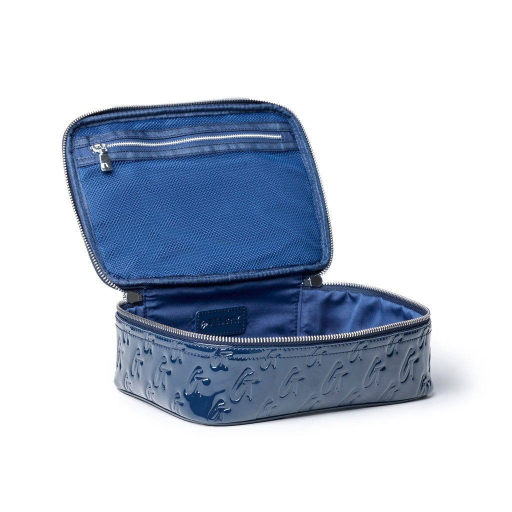 MONOGRAM TOILETRY SET - MIRROR NAVY