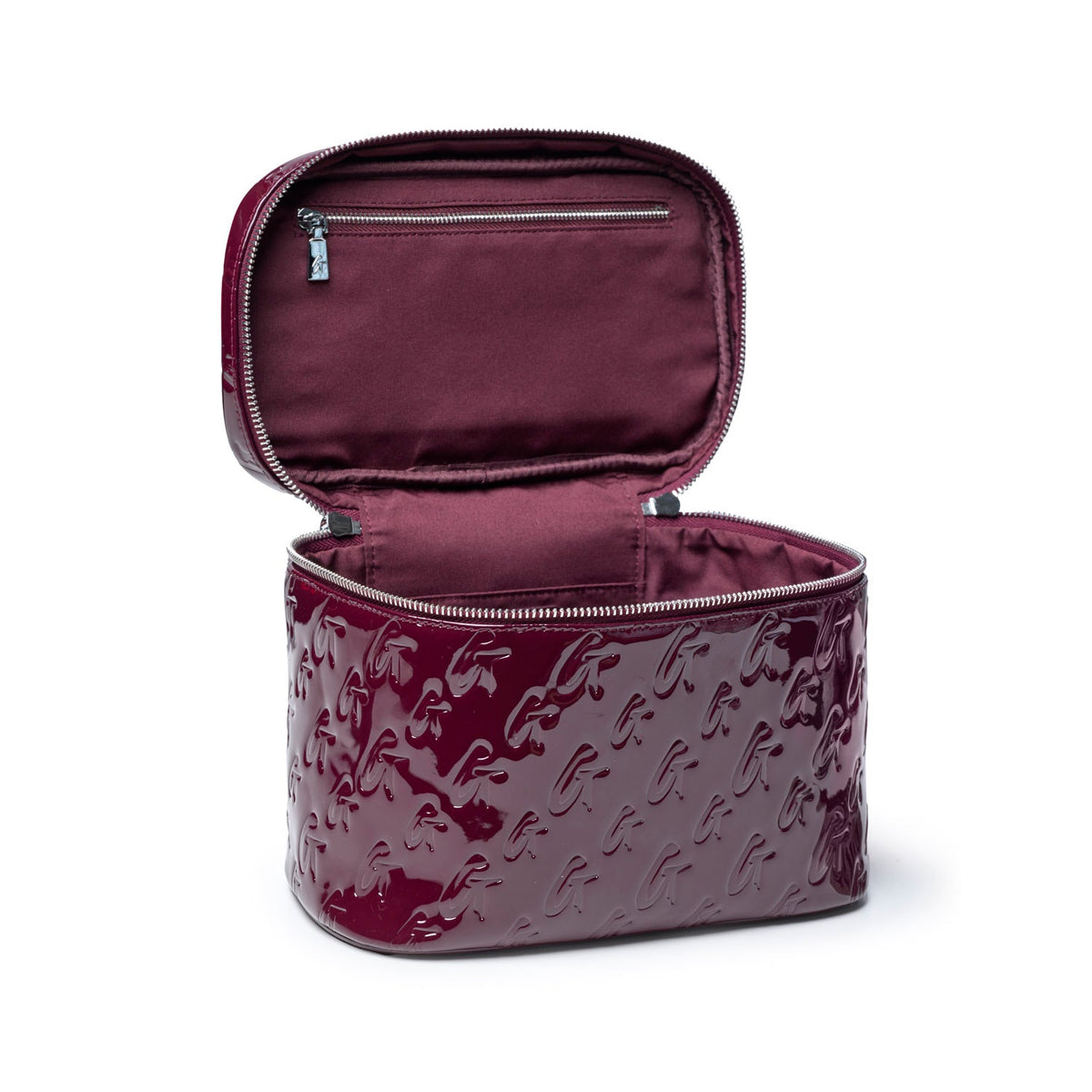 MONOGRAM TOILETRY SET - MIRROR BURGUNDY