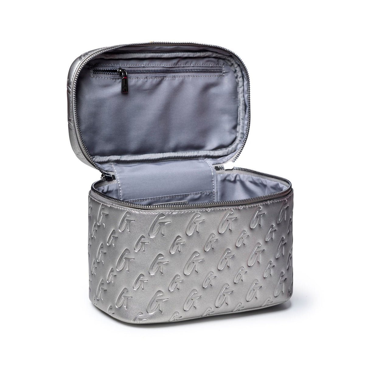 MONOGRAM TOILETRY SET - PLATINUM