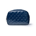 SMALL MONOGRAM TOILETRY BAG - MIRROR NAVY