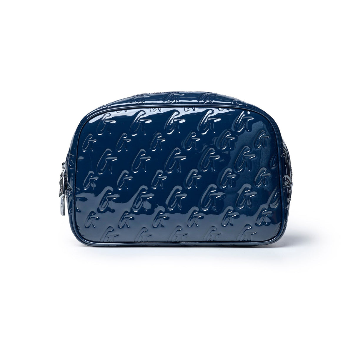 SMALL MONOGRAM TOILETRY BAG - MIRROR NAVY