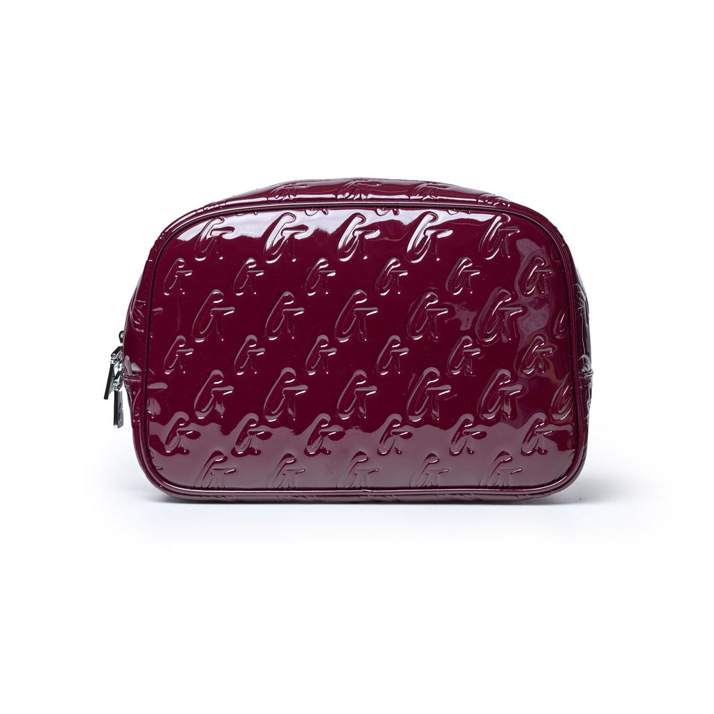MONOGRAM TOILETRY SET - MIRROR BURGUNDY