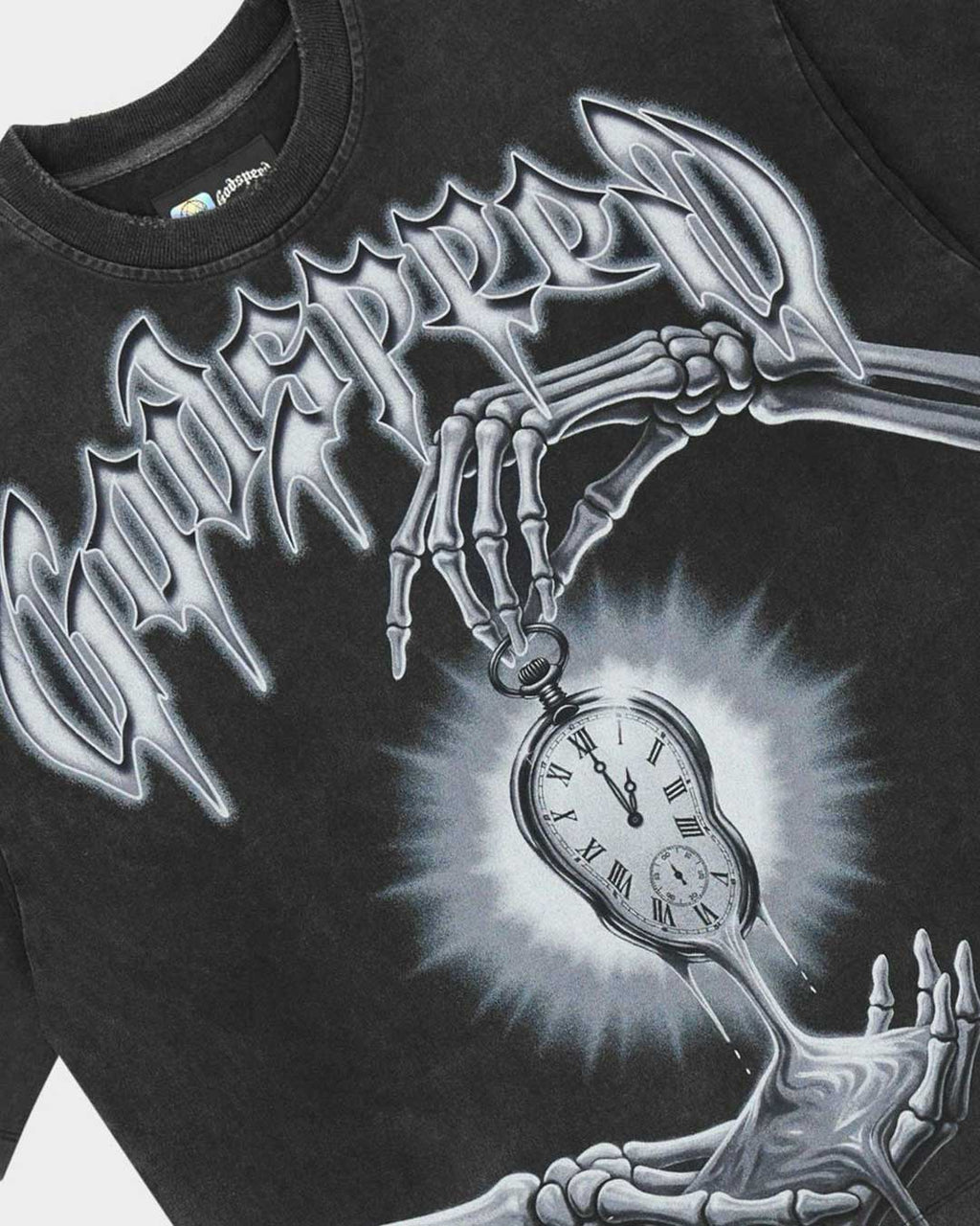 Godspeed Borrowed Time Tee Black Wash
