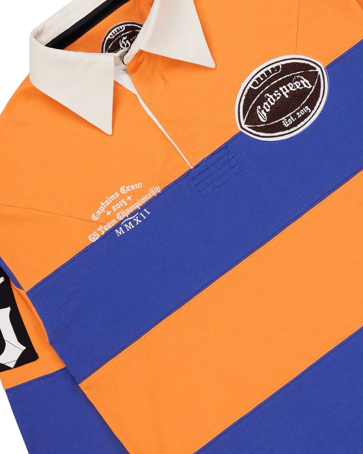 Godspeed Classic Field Rugby Shirt Orange/Blue