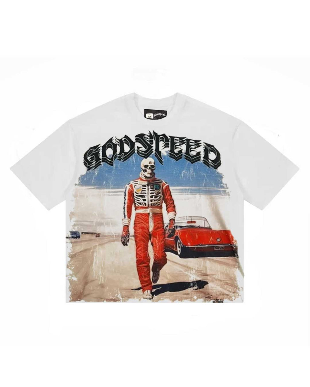 Godspeed F1 Skele Rarri Tee White