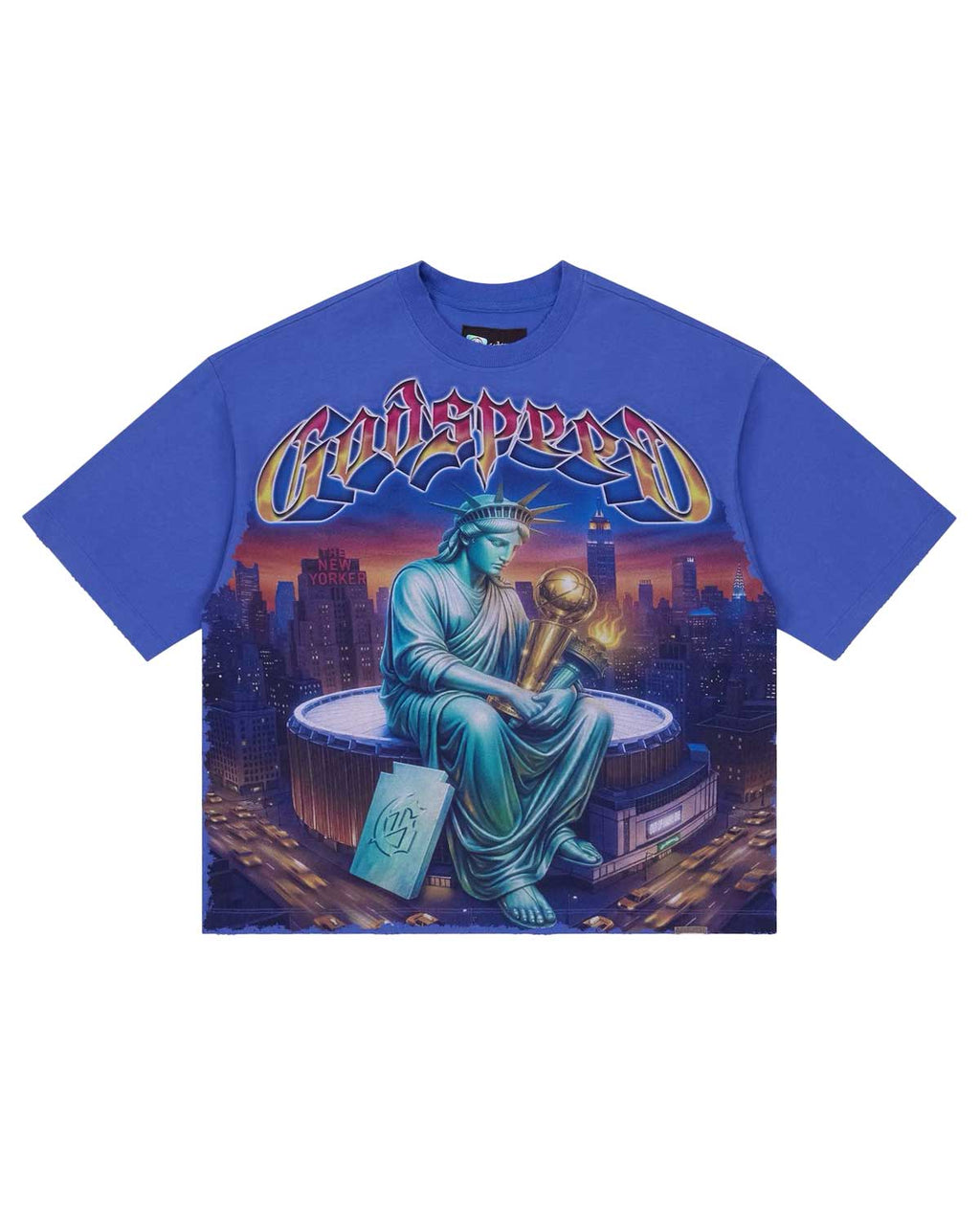 Godspeed Finally Tee Blue