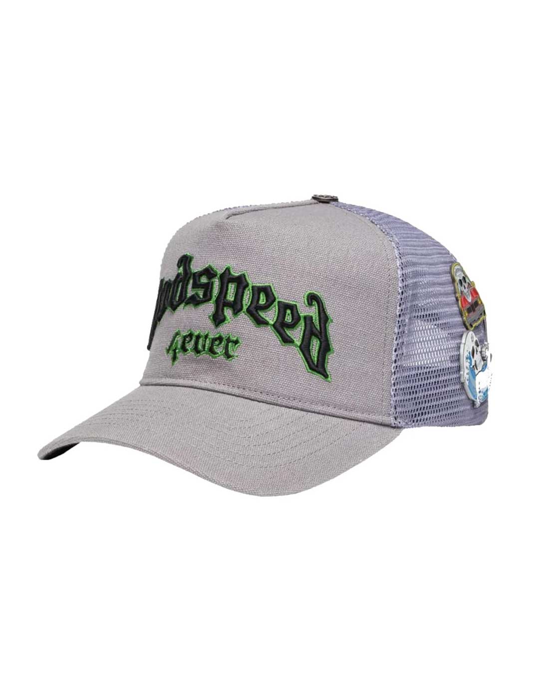 Godspeed Forever Trucker Hat Grey/Dark Green