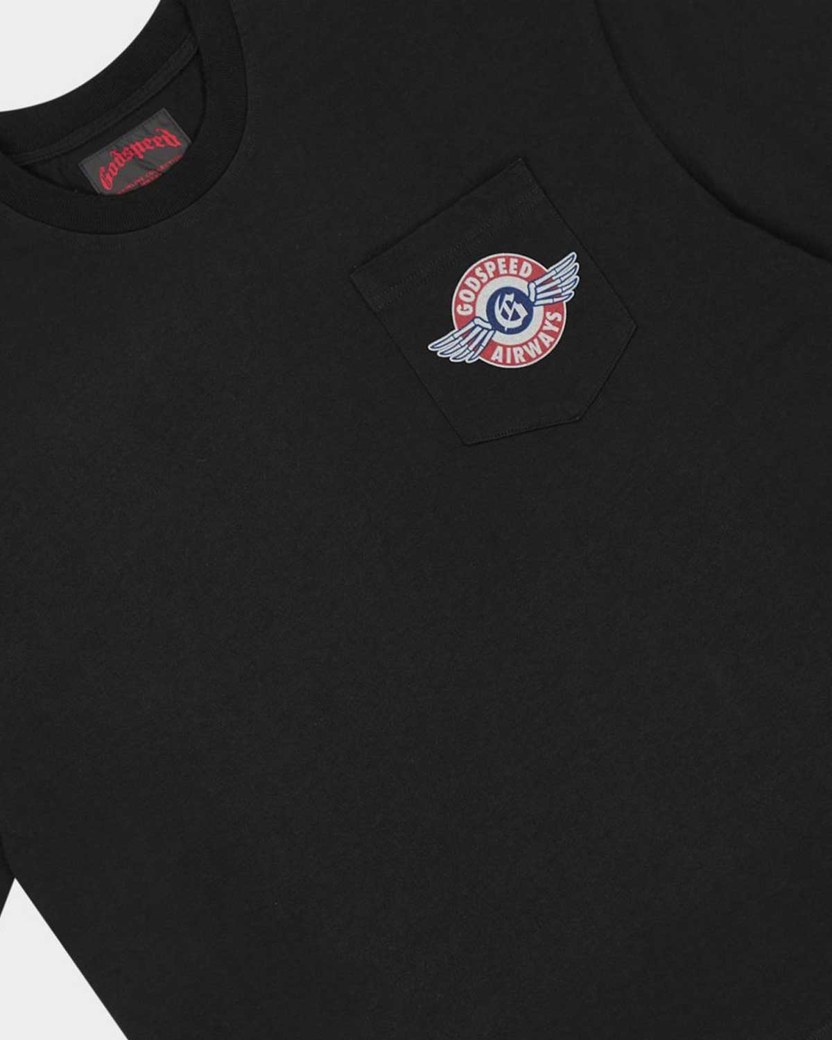 Godspeed GS Air NYC Pocket Tee Black
