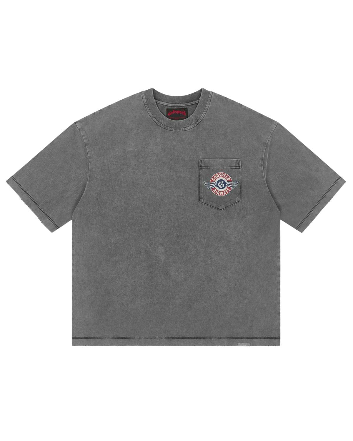 Godspeed GS Air NYC Pocket Tee Grey