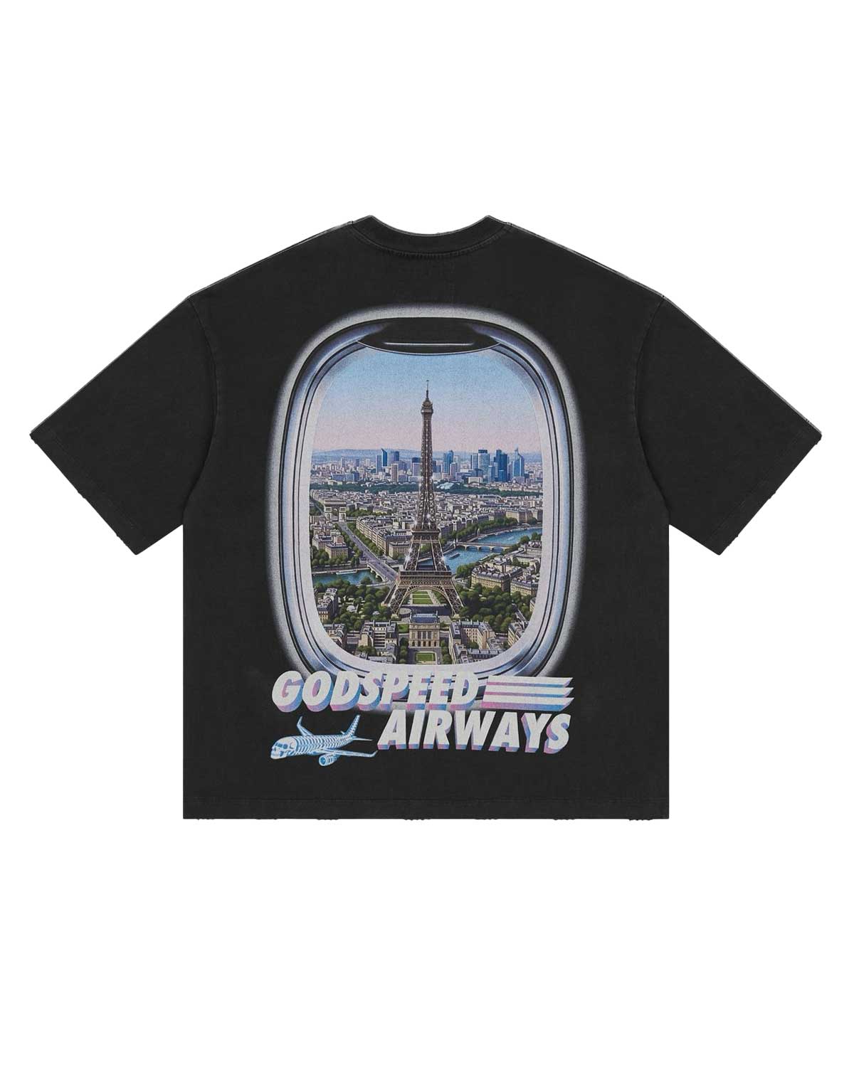 Godspeed GS Air Paris Pocket Tee Black Wash