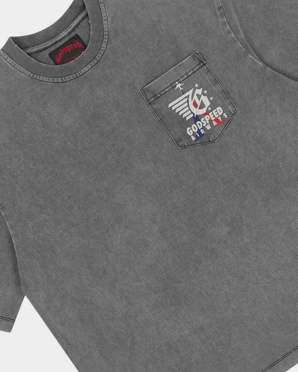 Godspeed GS Air Paris Pocket Tee Grey