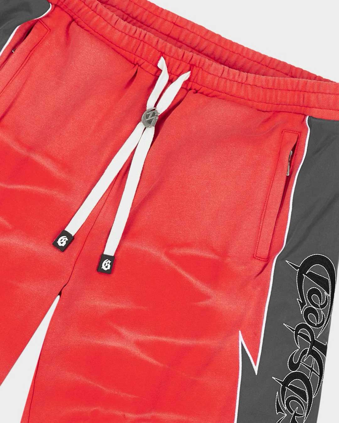 Godspeed Halftime Shorts V2 Red Acid Wash