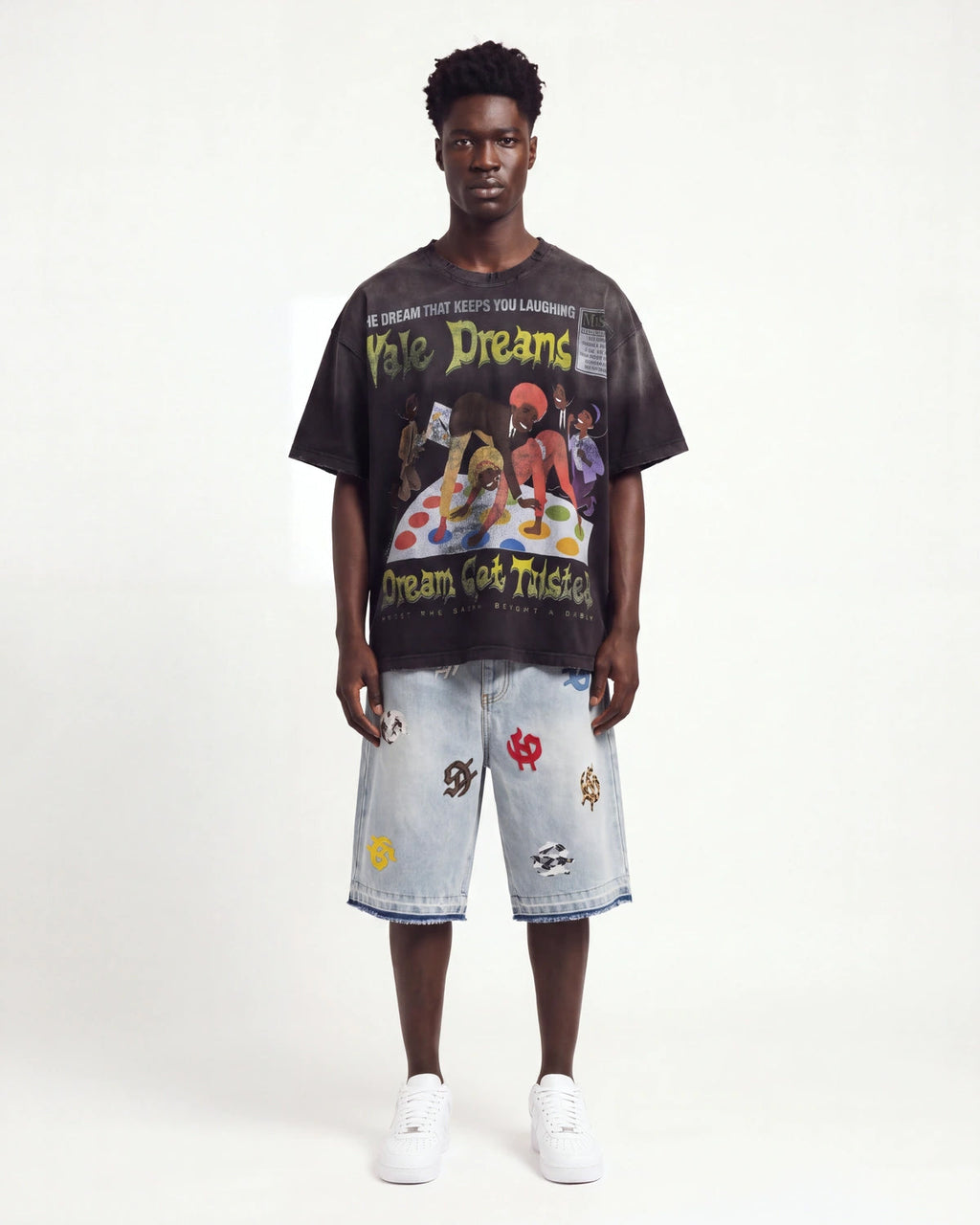 Godspeed Infinity Denim Shorts Multi Color Blue