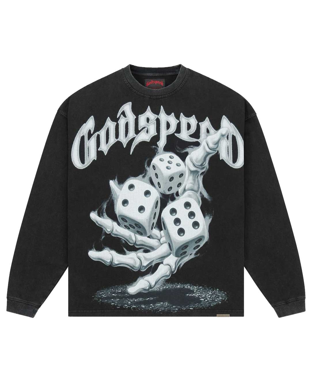 Godspeed No Risk No Reward L/S Tee Black