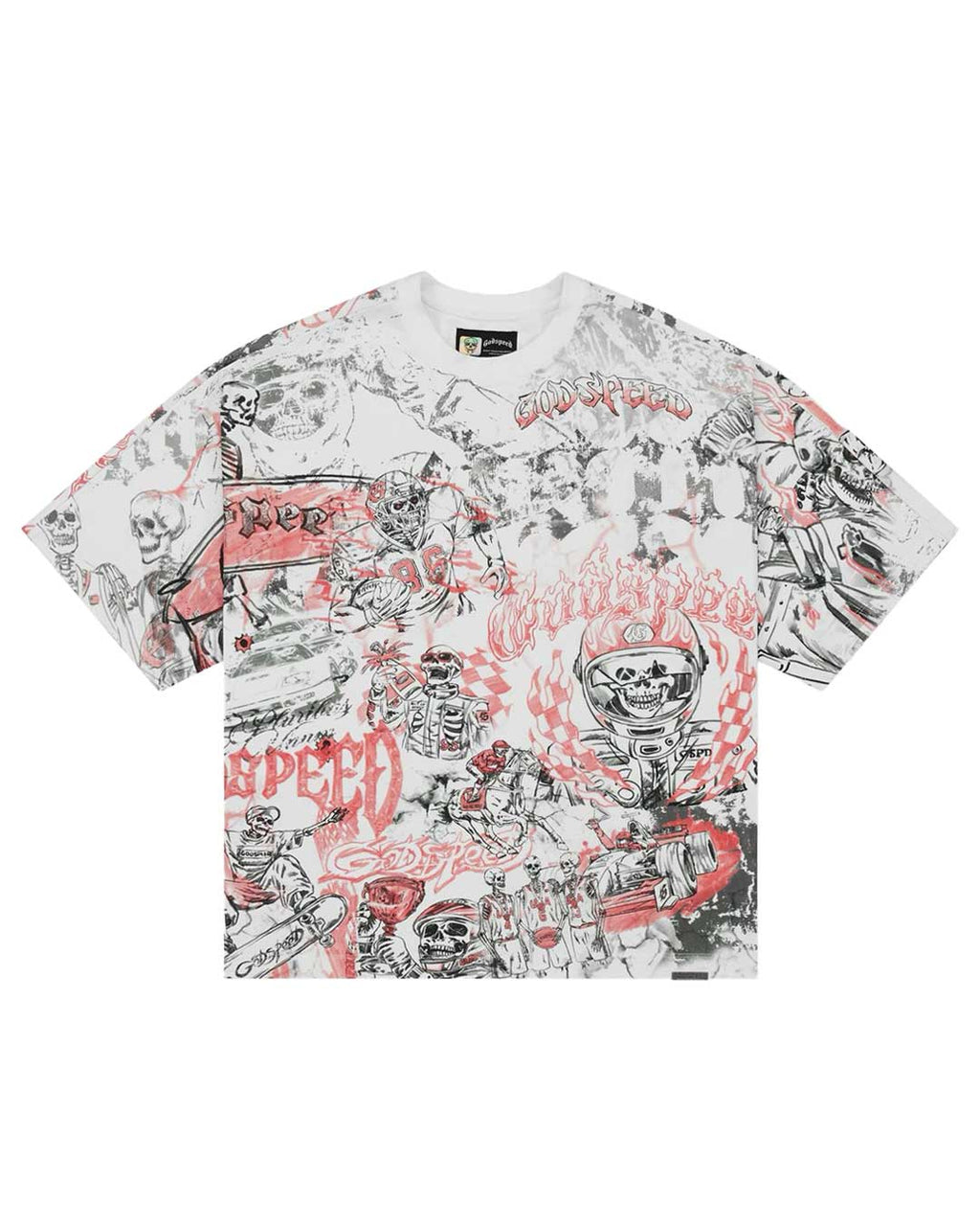 Godspeed Sketch Archive Tee White