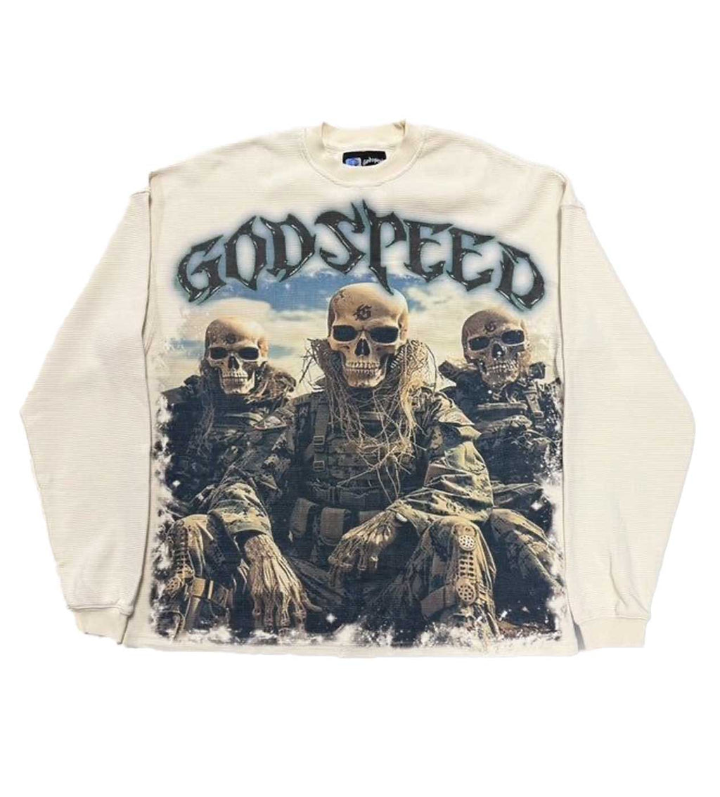 Godspeed Squadron L/S Thermal Bone