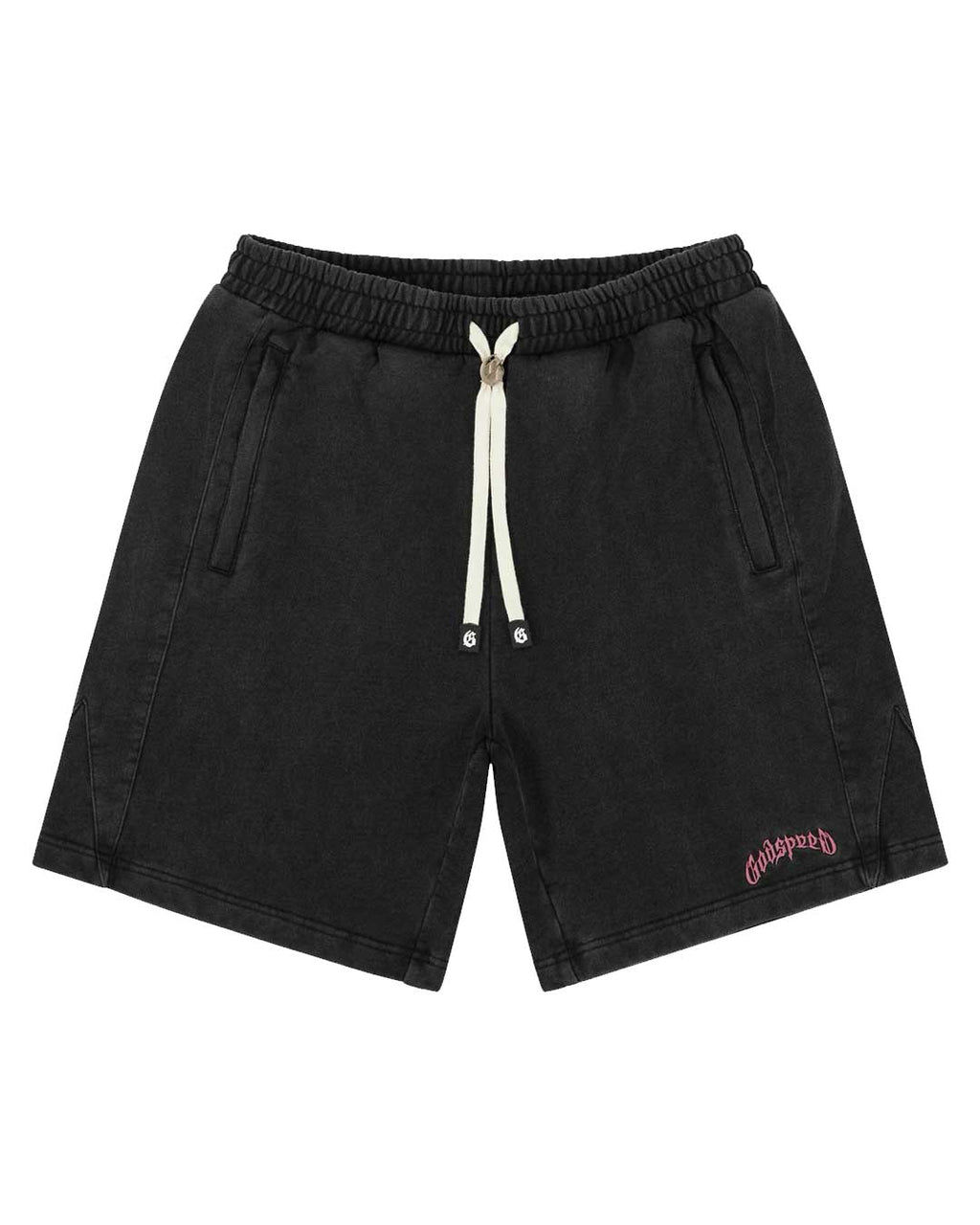 Godspeed Vital Short Set Black Wash Pink Logo