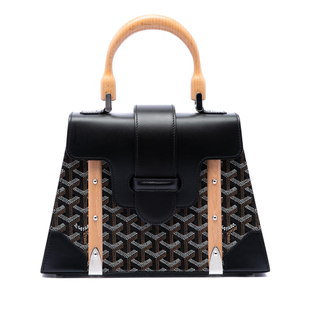 Goyard Goyardine Saigon Structured PM Satchel - Black