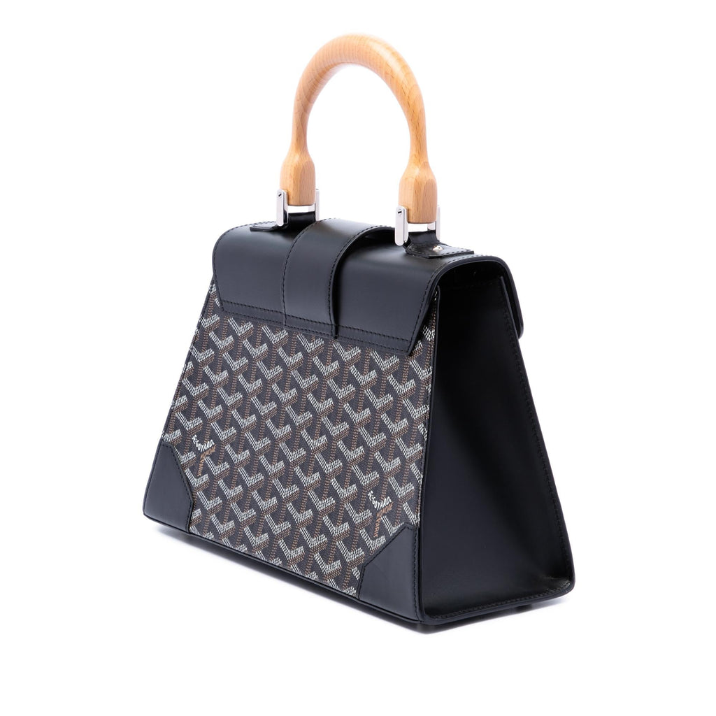 Goyard Goyardine Saigon Structured PM Satchel - Black