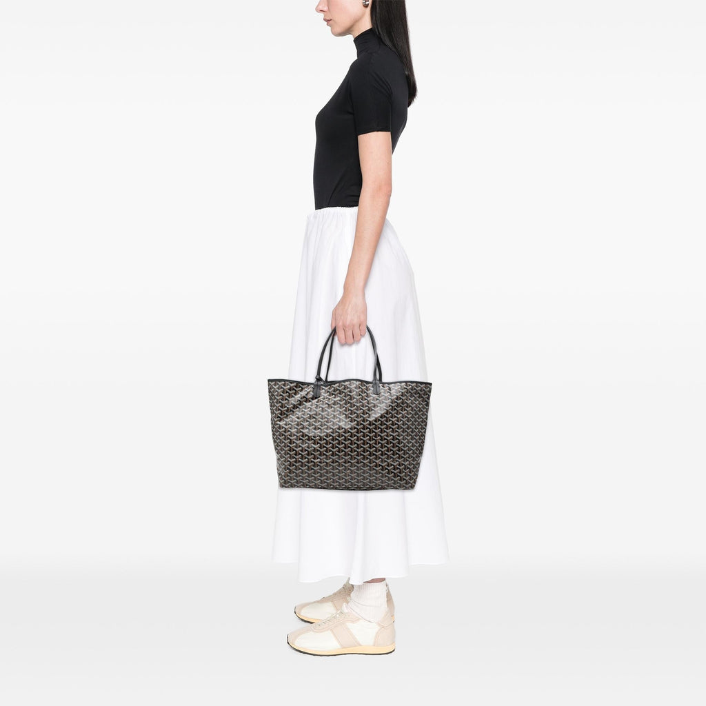 Goyard Goyardine Saint Louis GM Tote Bag - Black