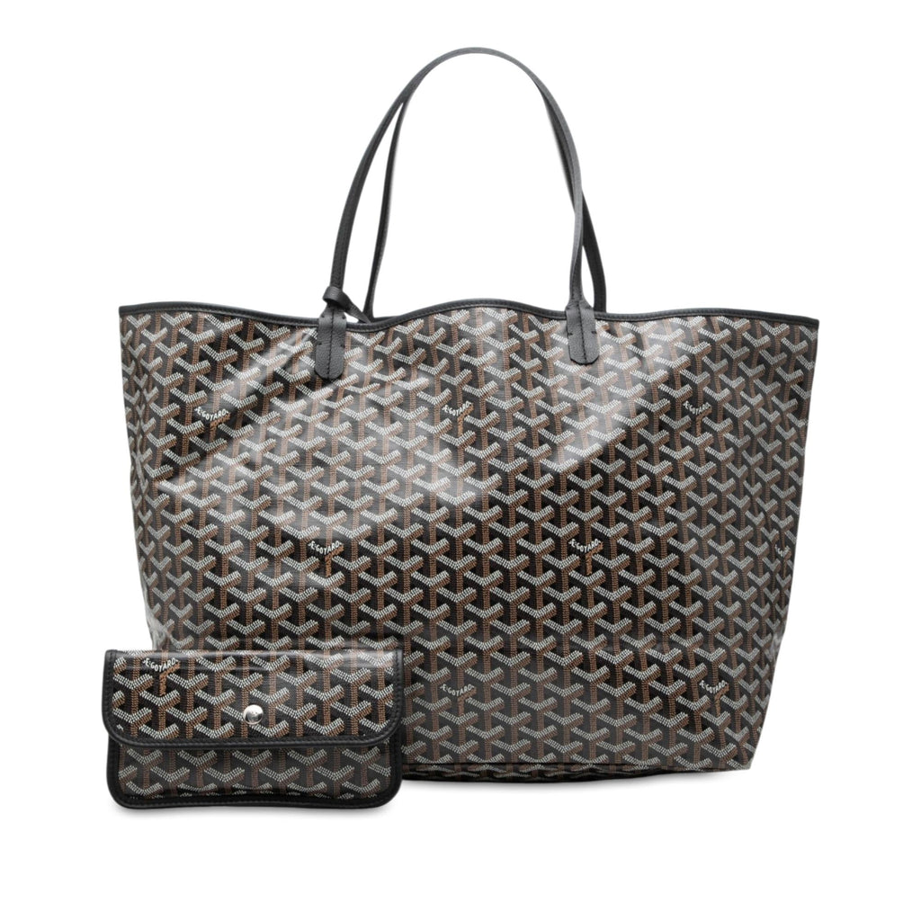 Goyard Goyardine Saint Louis GM Tote Bag - Black