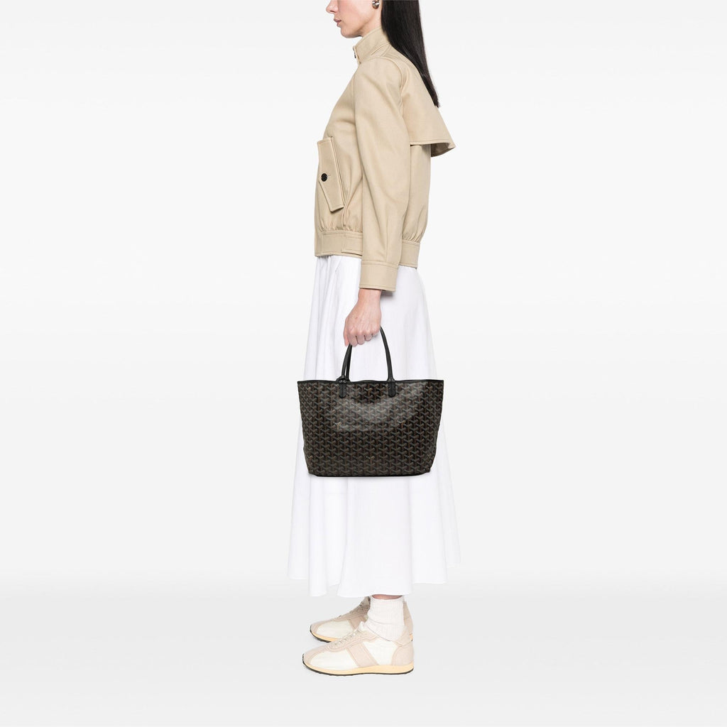 Goyard Goyardine Saint Louis PM Tote Bag - Black