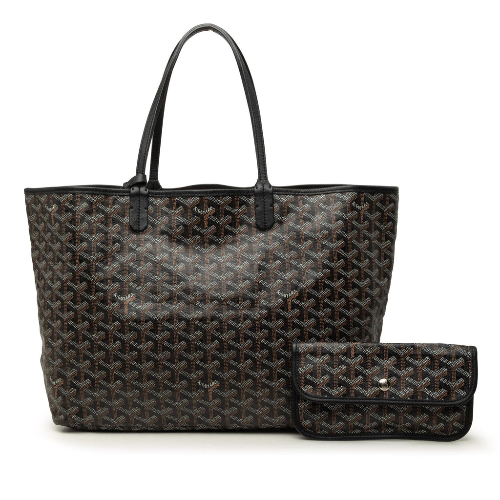 Goyard Goyardine Saint Louis PM Tote Bag - Black