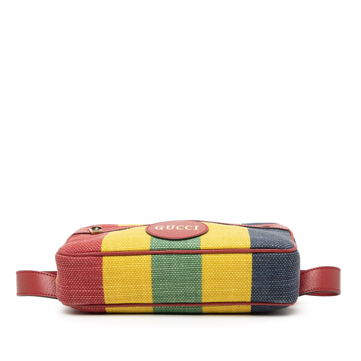 Gucci Baiadera Canvas Stripe Belt Bag - Multi/Red
