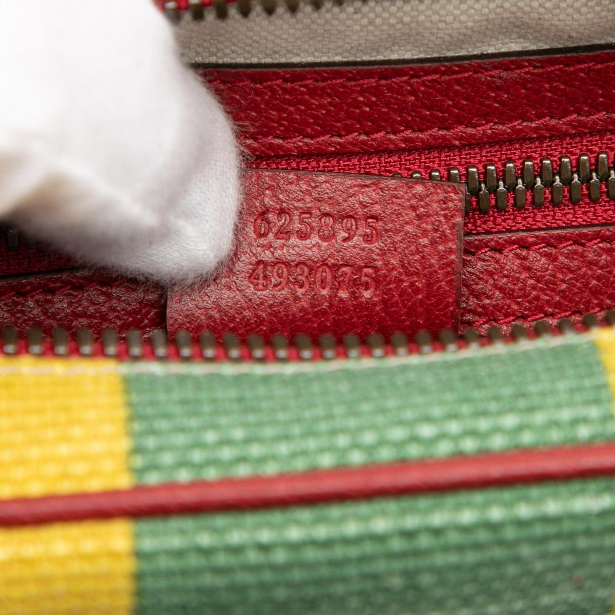 Gucci Baiadera Canvas Stripe Belt Bag - Multi/Red