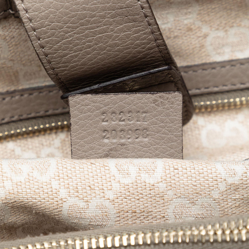 Gucci Calfskin Bamboo Diana Tote Bag - Brown