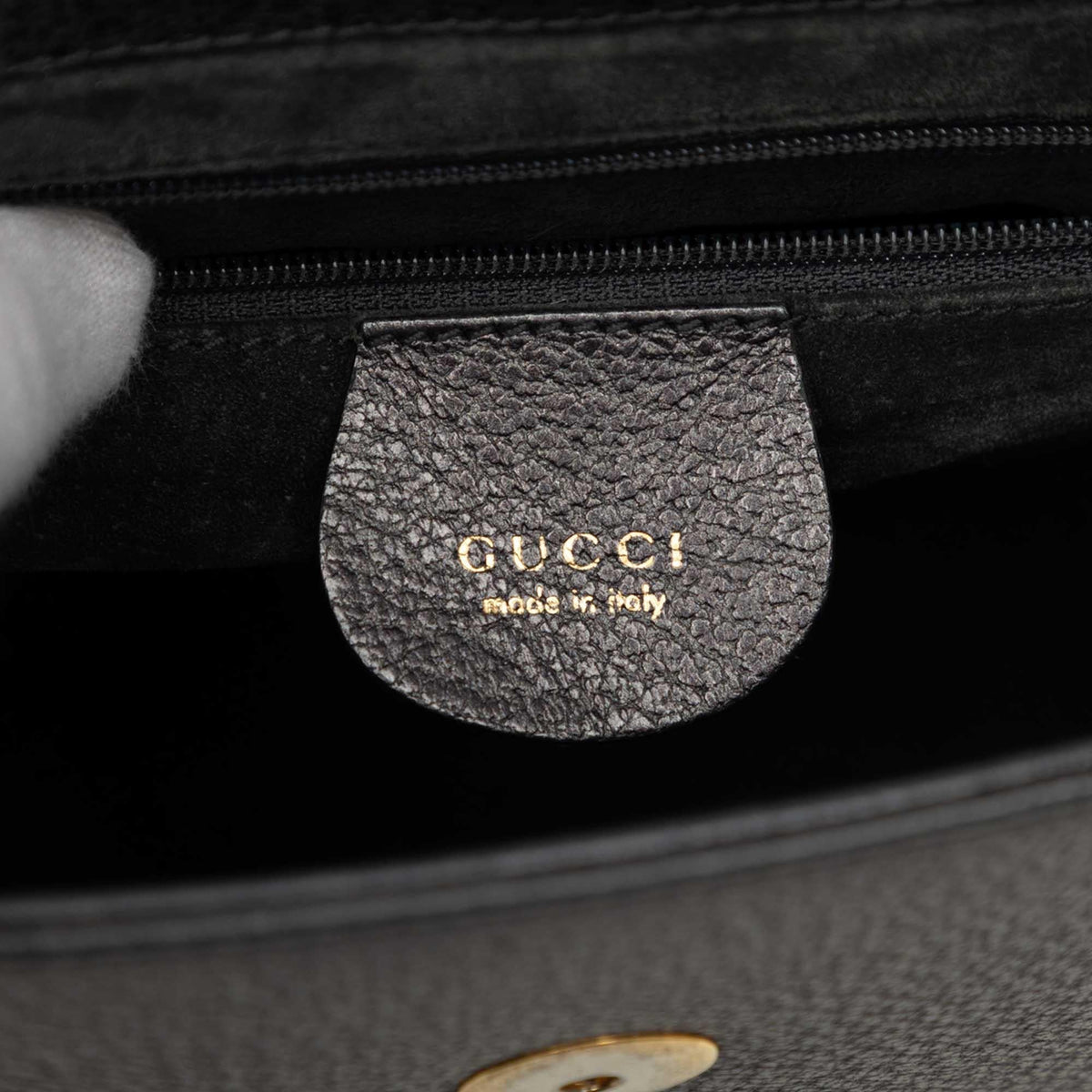 Gucci Calfskin Bamboo Flap Top Handle Bag - Grey