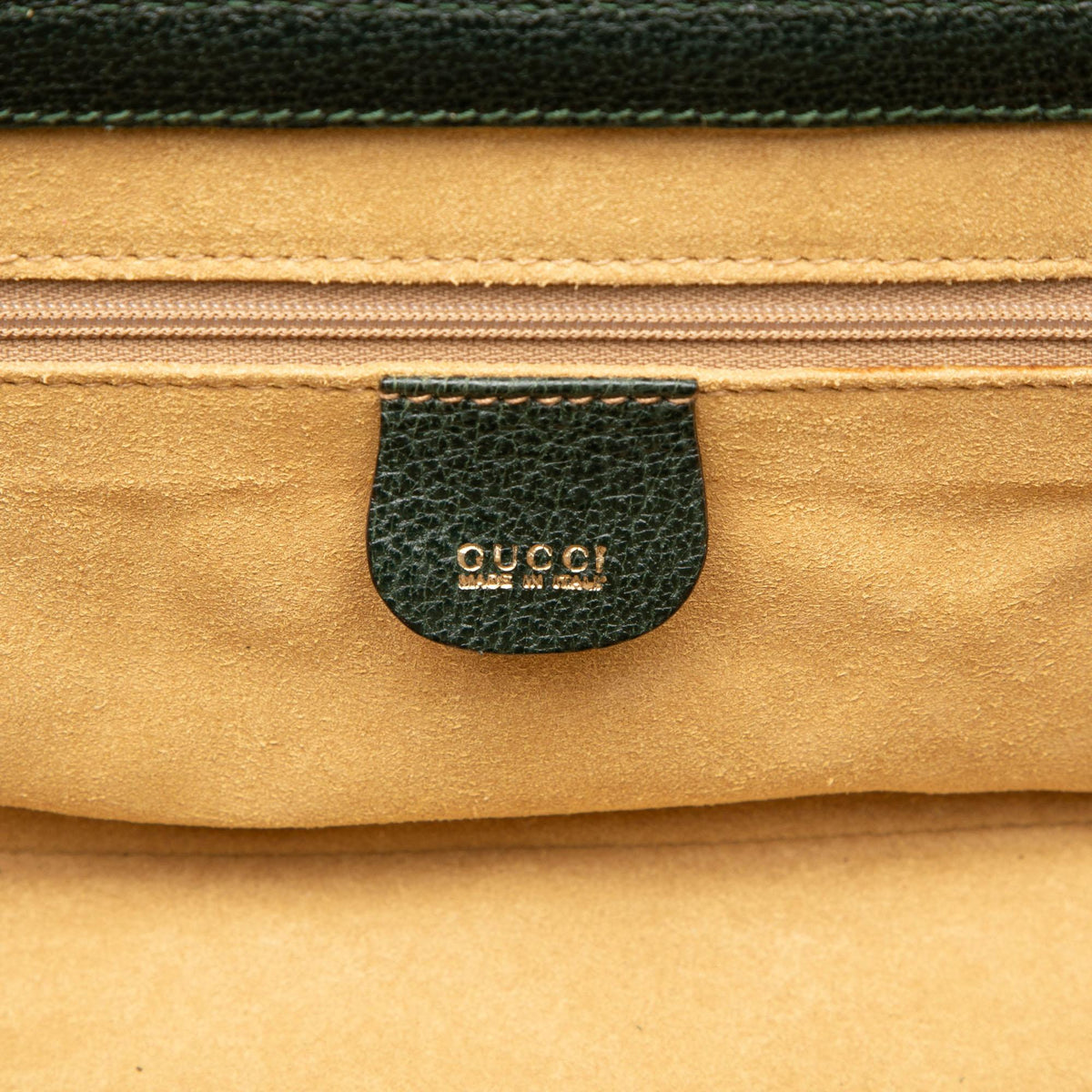 Gucci Calfskin Bamboo Vanity Bag - Green