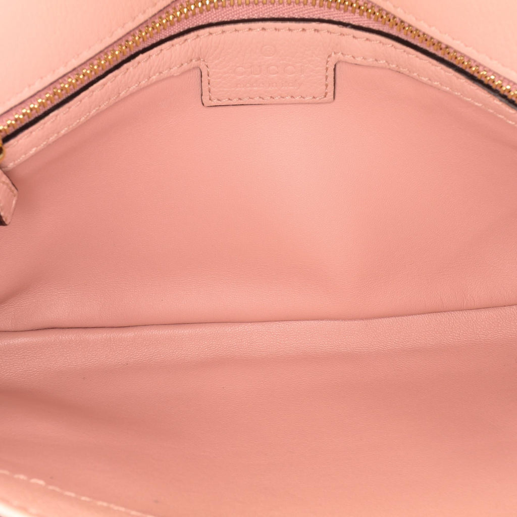 Gucci Calfskin Blondie Chain Satchel - Pink